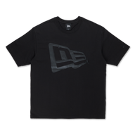 New Era Premium Black Oversized Short Sleeve T-Shirt