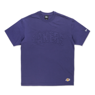 Los Angeles Lakers Basketball Tonal Pack Purple Oversized Short Sleeve T-Shirt