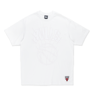 Chicago Bulls Basketball Tonal Pack White Oversized Short Sleeve T-Shirt