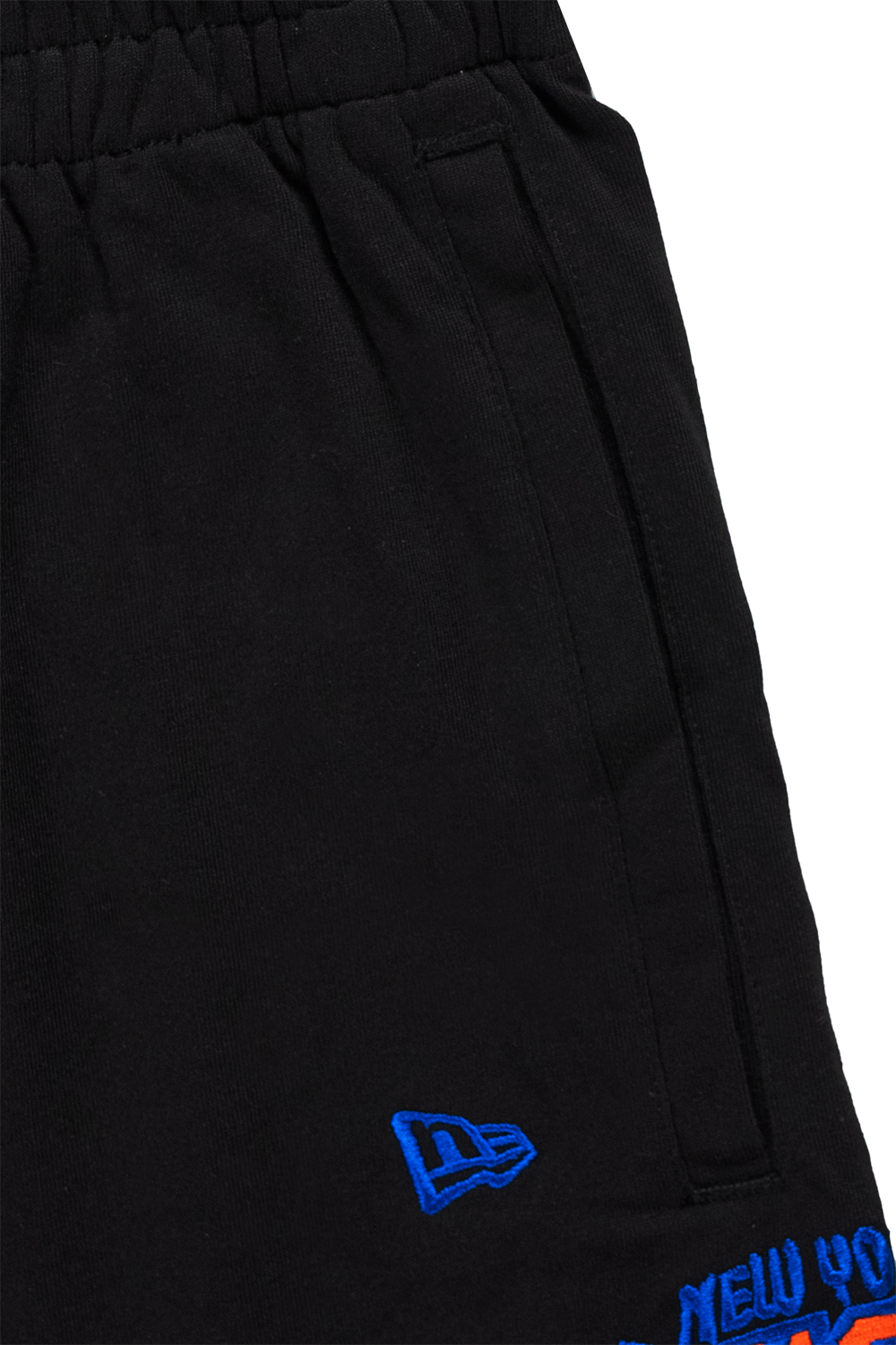 New York Knicks NBA Doodles Black Knit Shorts