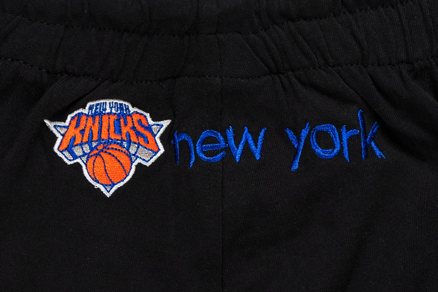 New York Knicks NBA Doodles Black Knit Shorts