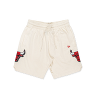 Chicago Bulls NBA Doodles Chrome White Knit Shorts