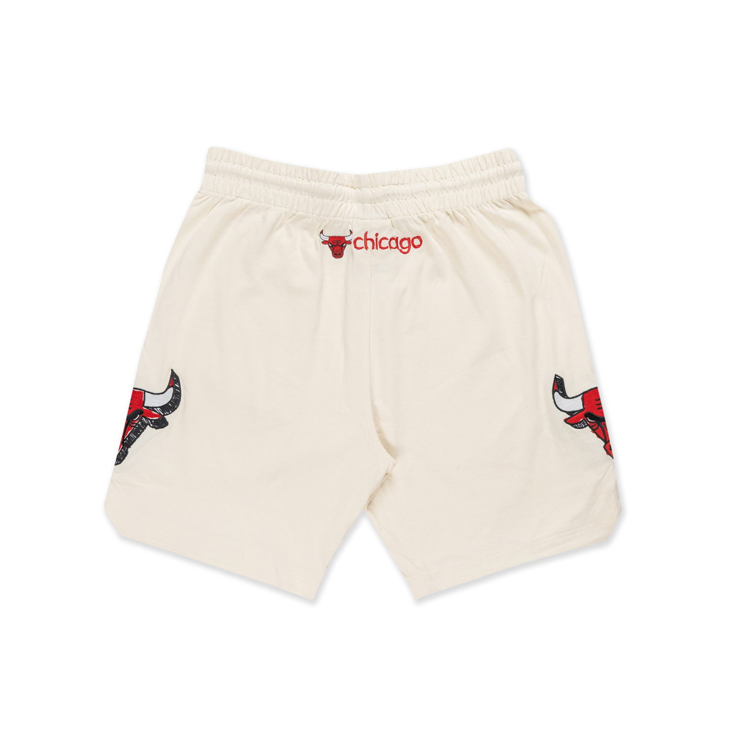 Chicago Bulls NBA Doodles Chrome White Knit Shorts
