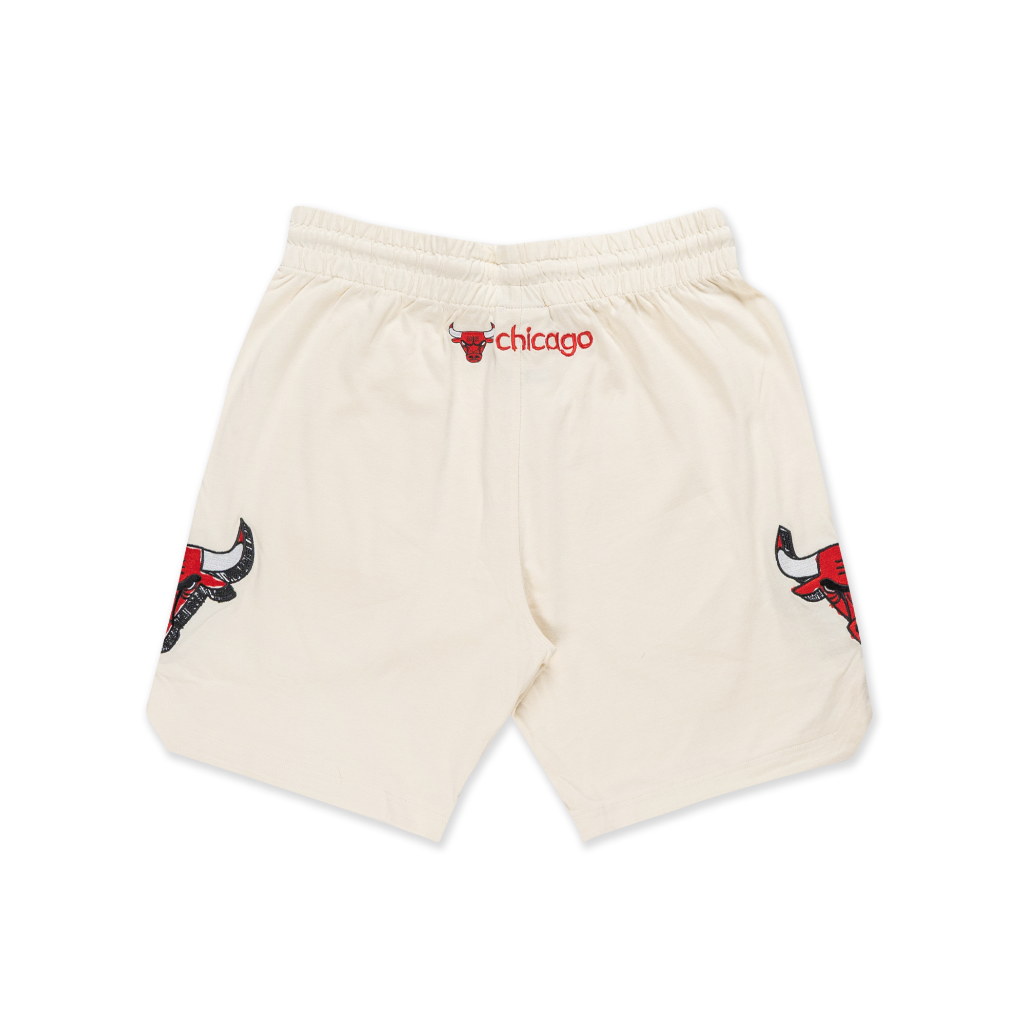 Chicago Bulls NBA Doodles Chrome White Knit Shorts