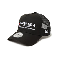 New Era Cap Logo 9Forty A-Frame Trucker Black