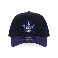 Toronto Maple Leafs NHL Team Logo 2-Tone Light Navy Visor Black 9Forty AF Cap