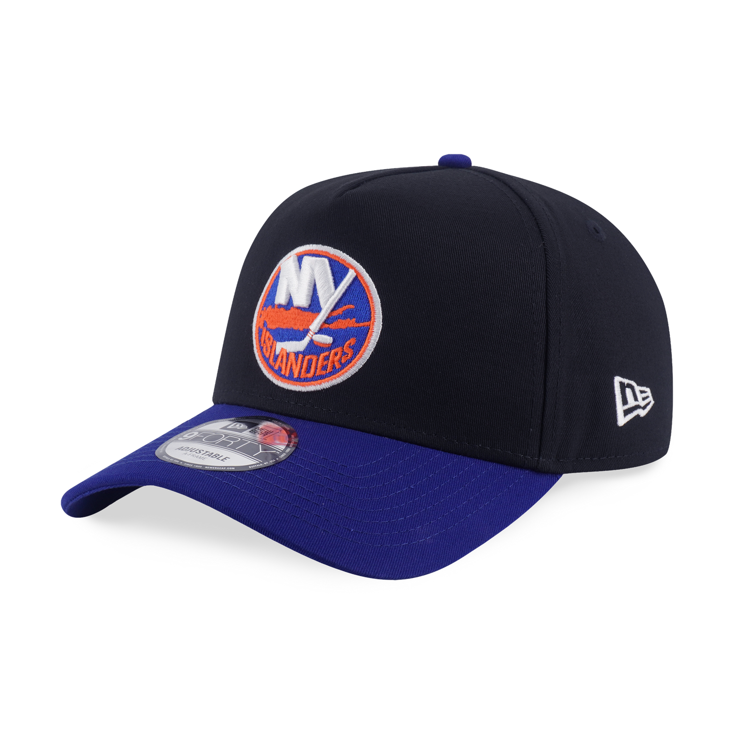 New York Islanders NHL Team Logo 2-Tone Royal Visor Black 9Forty AF Cap