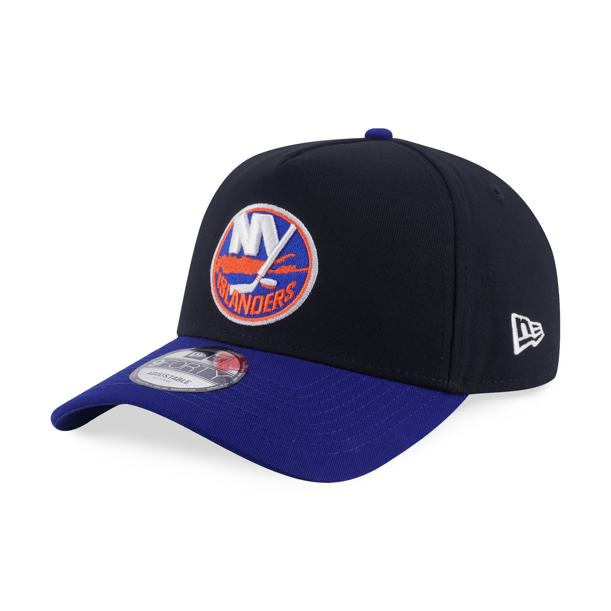 New York Islanders NHL Team Logo 2-Tone Royal Visor Black 9Forty AF Cap