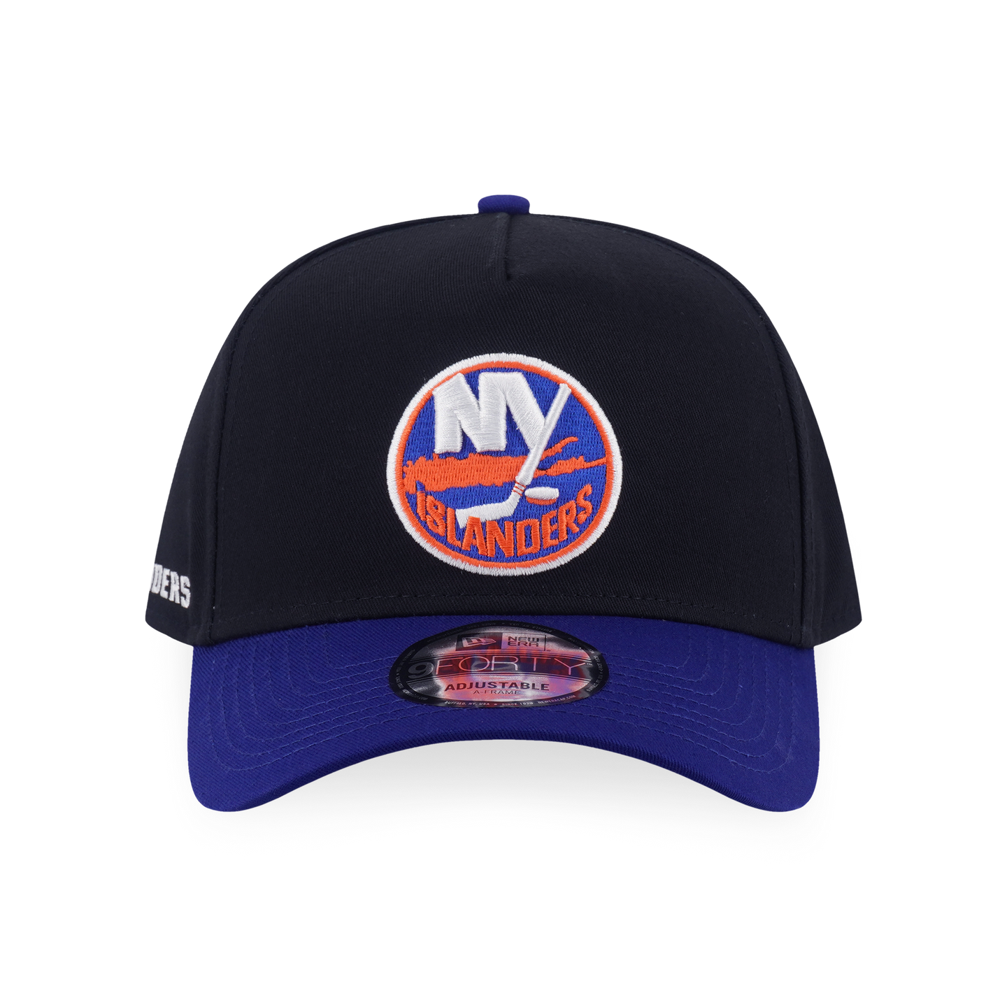 New York Islanders NHL Team Logo 2-Tone Royal Visor Black 9Forty AF Cap
