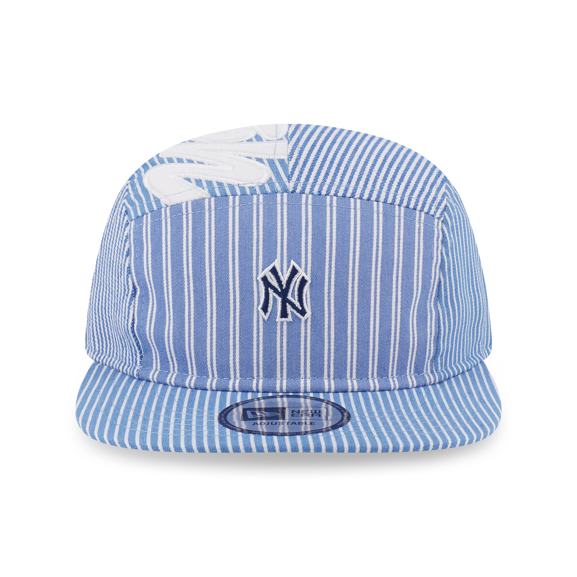 NEW YORK YANKEES PATCHWORK BLUE CAMPER CAP