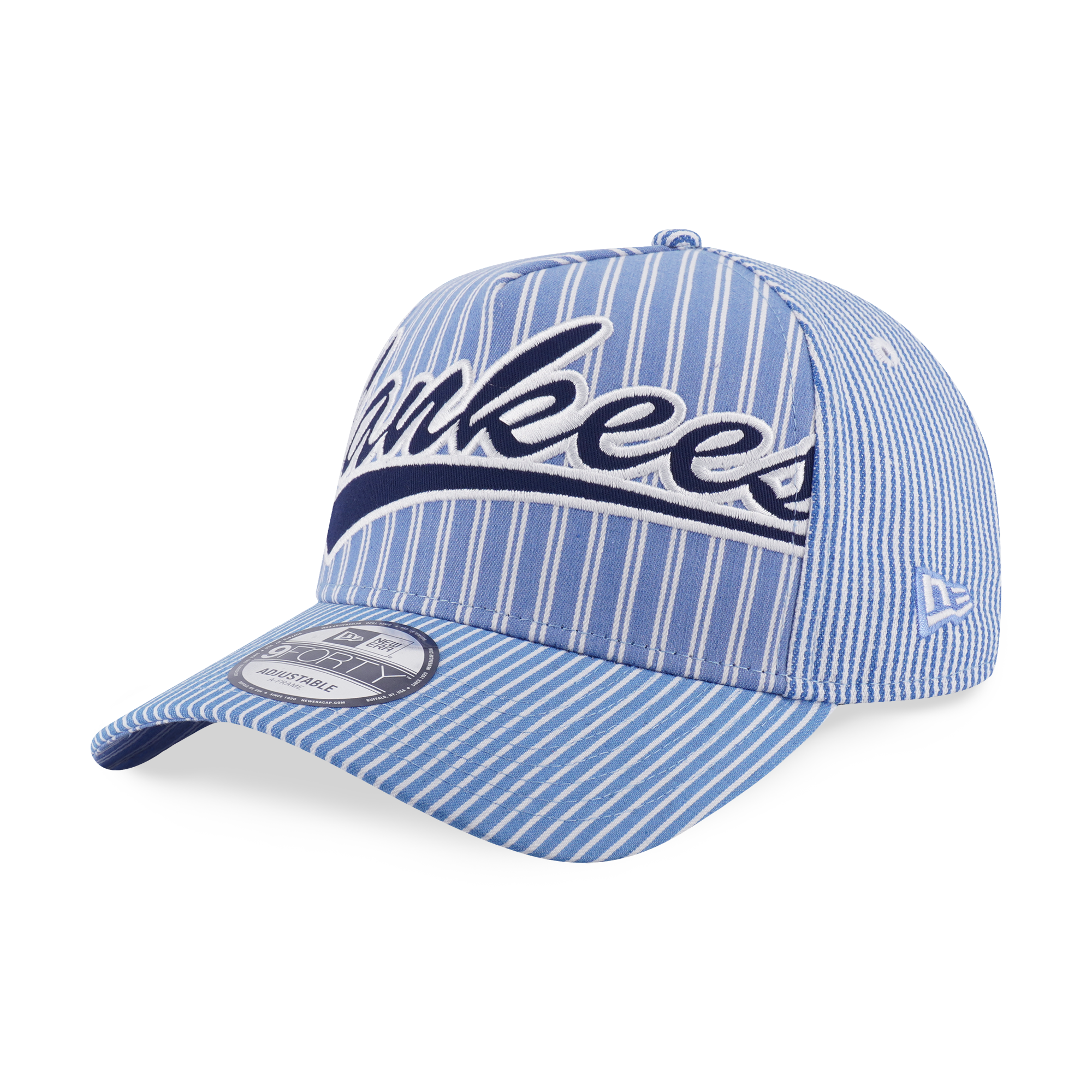 NEW YORK YANKEES PATCHWORK BLUE 9FORTY AF CAP