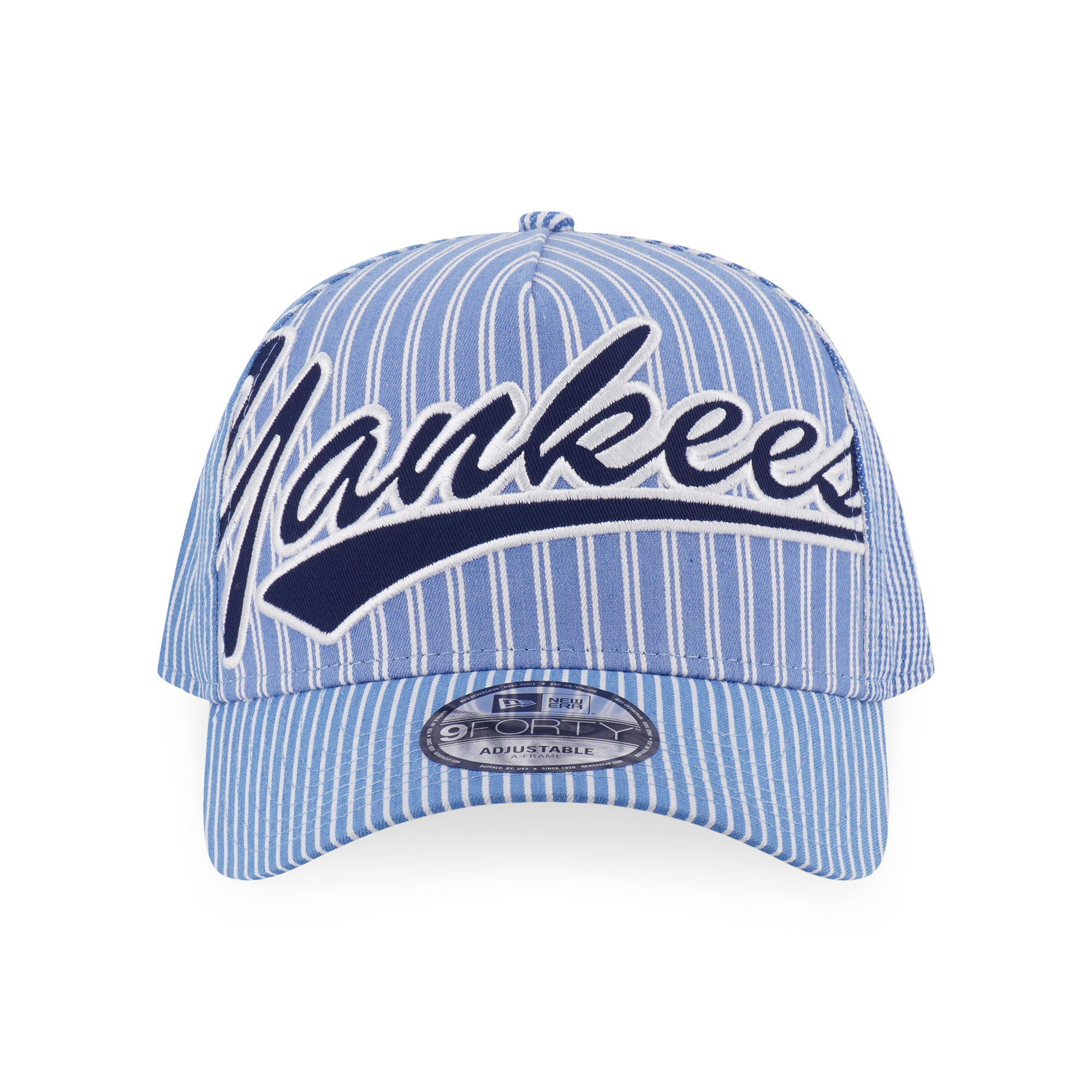 NEW YORK YANKEES PATCHWORK BLUE 9FORTY AF CAP