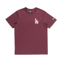 Los Angeles Dodgers Color Era Maroon Red Short Sleeve T-Shirt