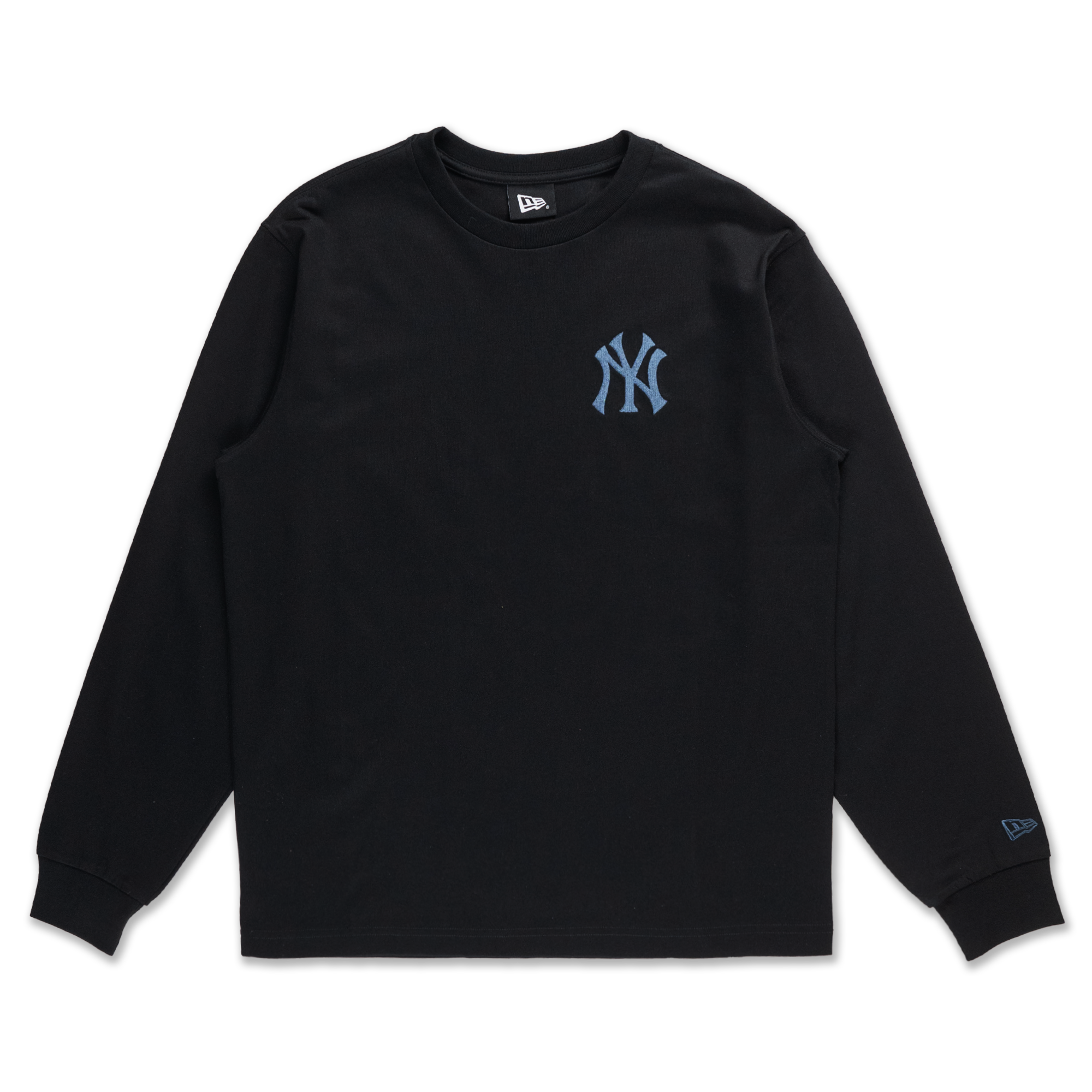 [New Era]★24FW★韓国人気★MLB COLOR BLOCK LONG SLEEVE New York Yankees Color Era Black Long Sleeve T-Shirt – New