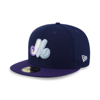 59FIFTY PACK - STELLAR SHADOWS MONTREAL EXPOS COOPERSTOWN OCEANSIDE BLUE 59FIFTY CAP