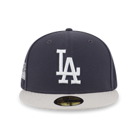 LOS ANGELES DODGERS PAVEMENT STONE VISOR GRAPHITE 59FIFTY CAP