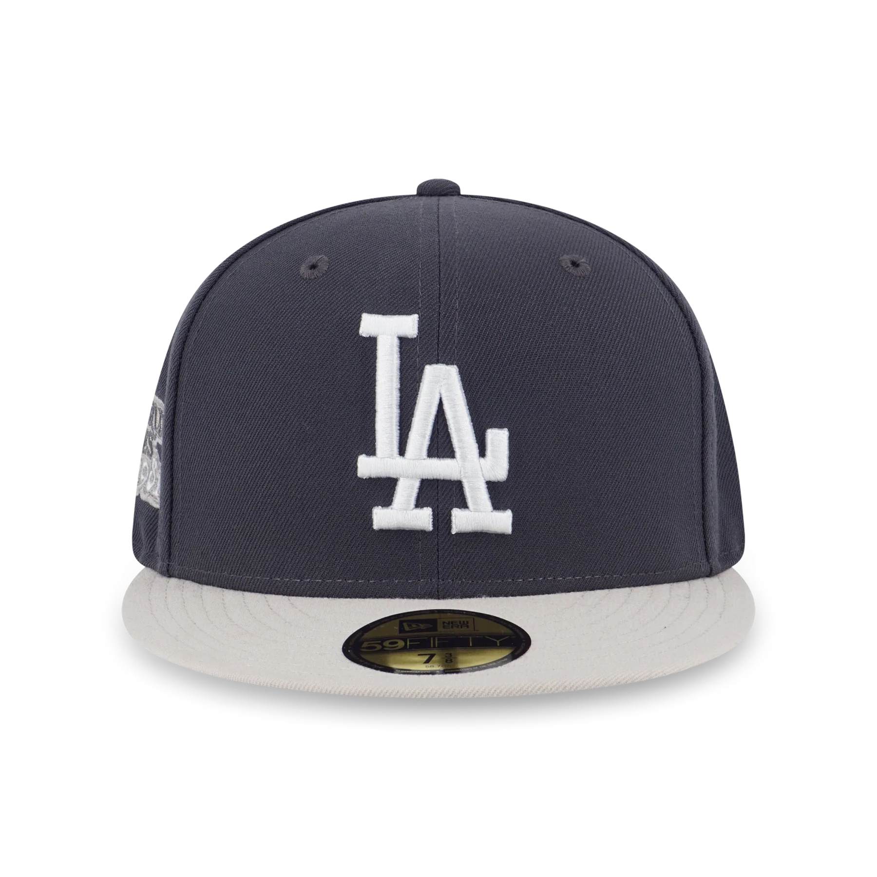 LOS ANGELES DODGERS PAVEMENT STONE VISOR GRAPHITE 59FIFTY CAP