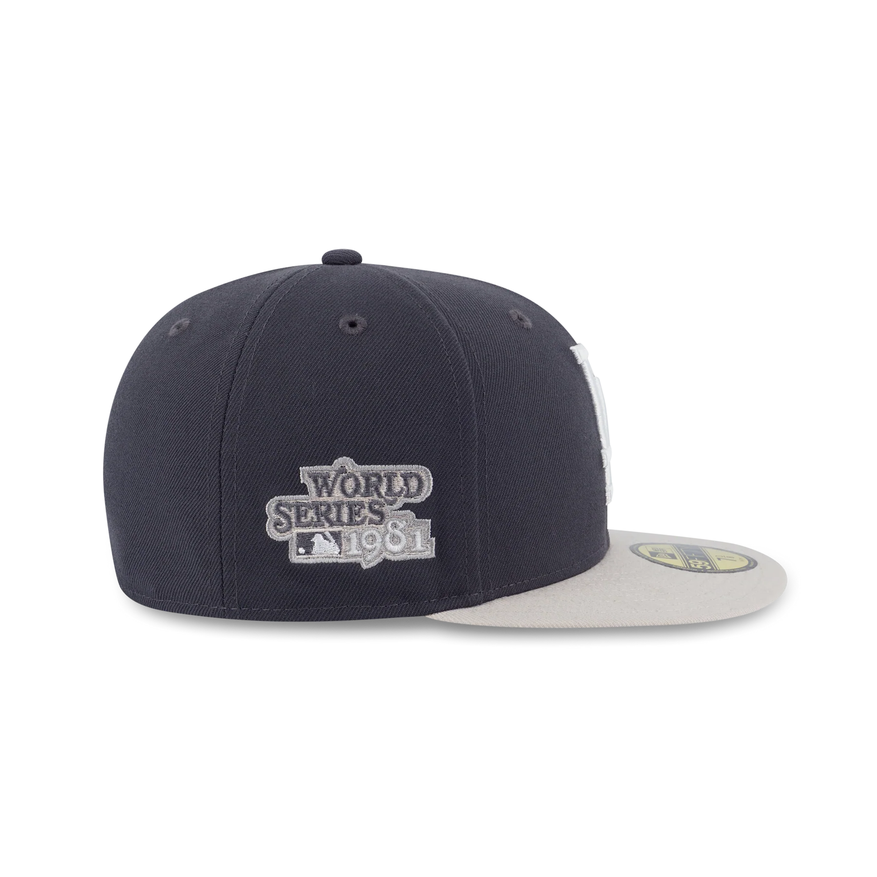 LOS ANGELES DODGERS PAVEMENT STONE VISOR GRAPHITE 59FIFTY CAP