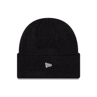 New Era Black Wide Cuff Beanie