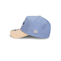 Los Angeles Lakers Blueberry Cream 2-Tone Oat Milk Visor Iris Flower 9forty Af Cap
