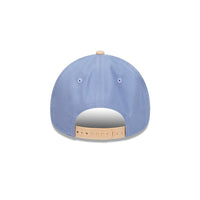 Los Angeles Lakers Blueberry Cream 2-Tone Oat Milk Visor Iris Flower 9forty Af Cap