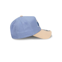 Los Angeles Lakers Blueberry Cream 2-Tone Oat Milk Visor Iris Flower 9forty Af Cap