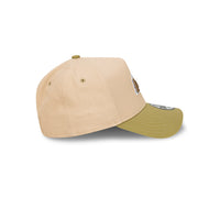 Los Angeles Lakers Beansprout 2-Tone Moss Green Visor Oat Milk 9Forty AF Cap