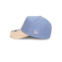 Los Angeles Dodgers Blueberry Cream 2-Tone Oat Milk Visor Iris Flower 9Forty AF Cap