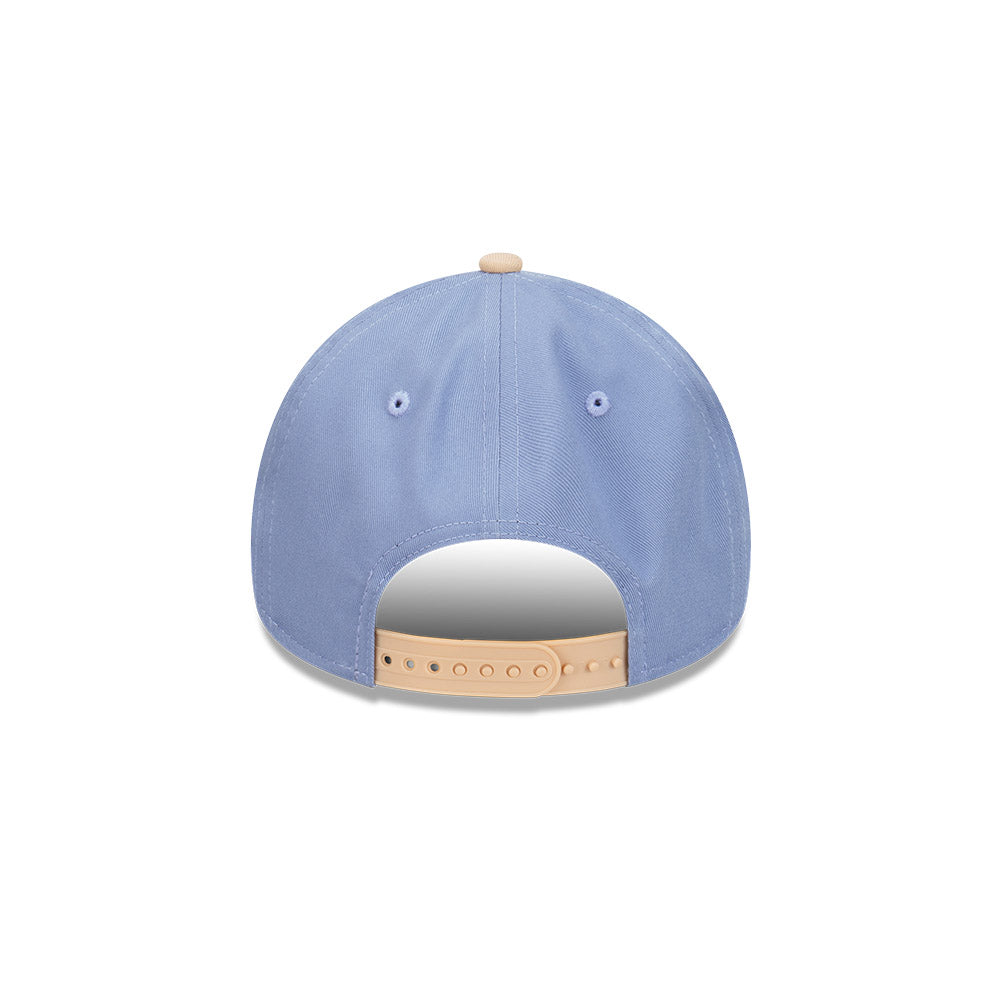 New York Yankees Blueberry Cream 2-Tone Oat Milk Visor Iris Flower 9forty AF Cap