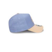 New York Yankees Blueberry Cream 2-Tone Oat Milk Visor Iris Flower 9forty AF Cap
