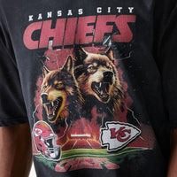 Kansas City Chiefs NFL Games Premium Apparel Black Oversized T-Shirt