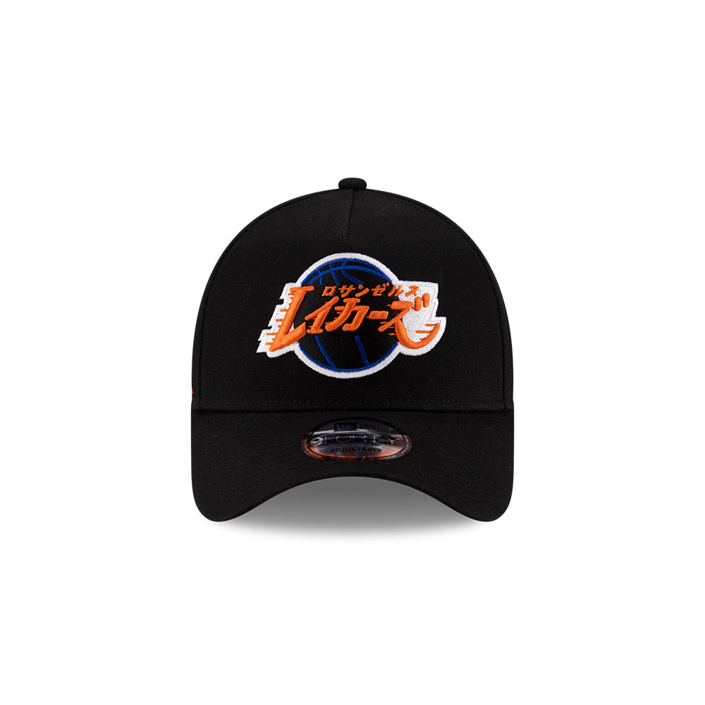 New Era x Hyperfly Katakana x NBA 20152 Los Angeles Lakers 9Forty A-Frame Black