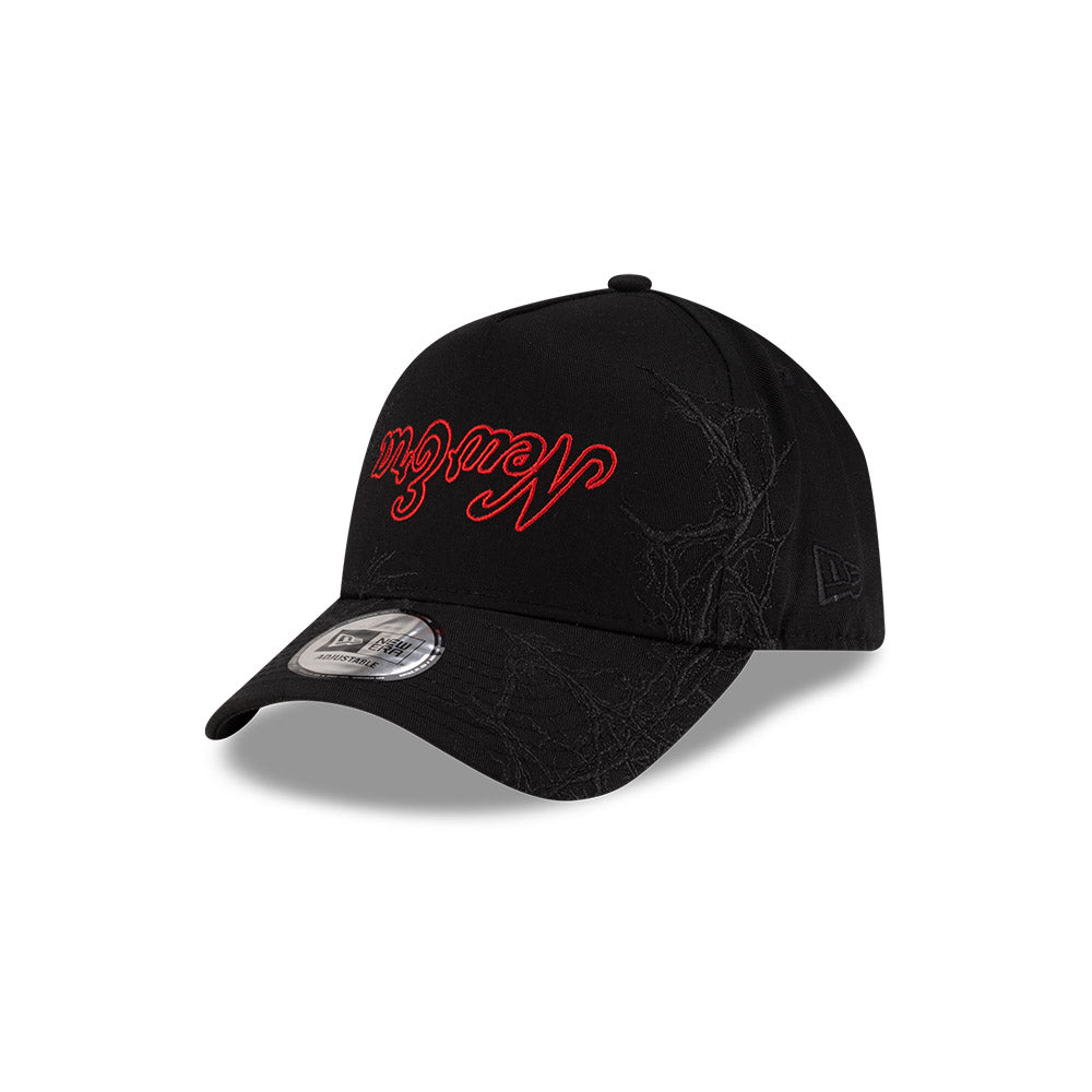 New Era X Netflix Stranger Things Upside Down Black 9Forty E-Frame Cap
