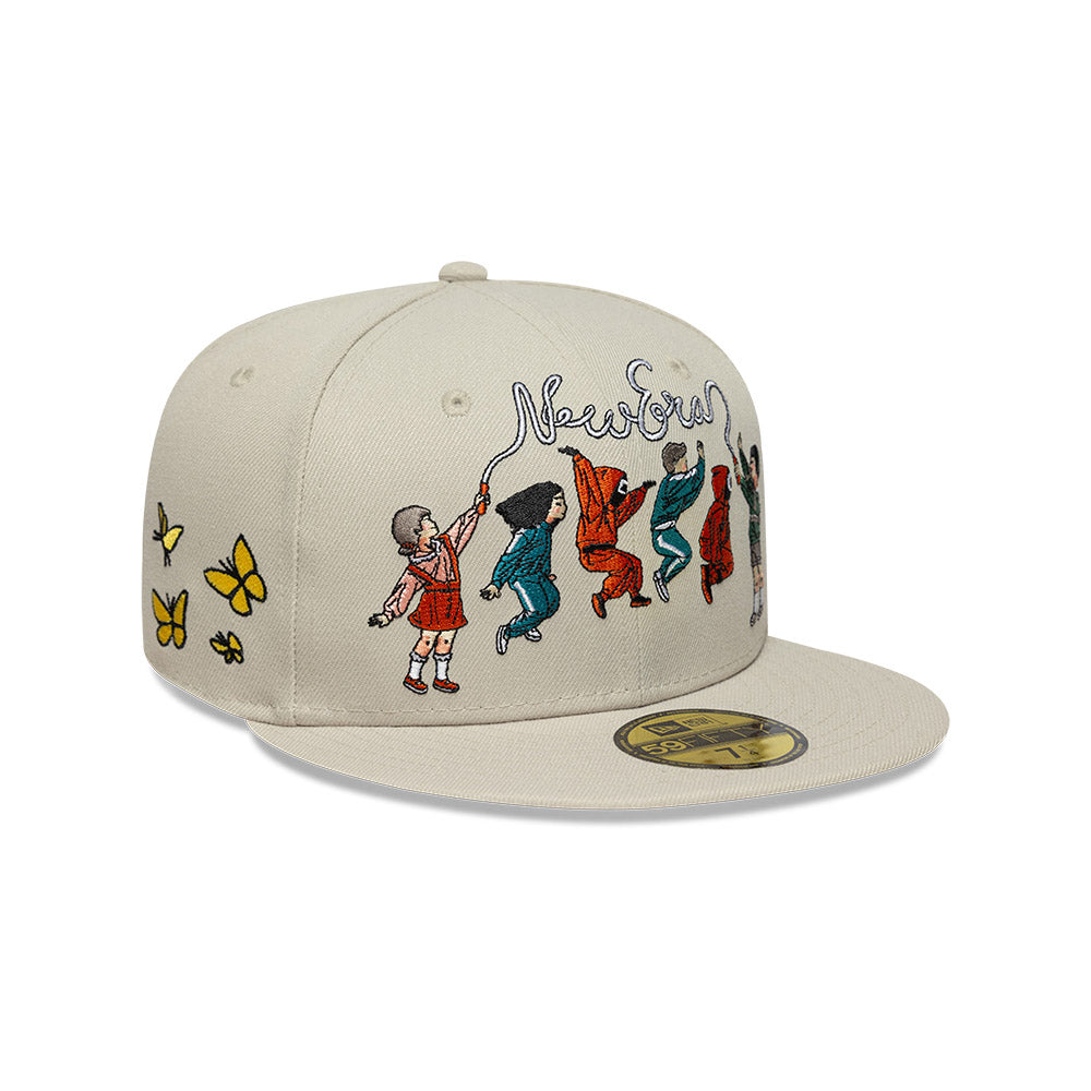 New Era X Netflix Squid Game Skipping Light Beige 59Fifty Cap