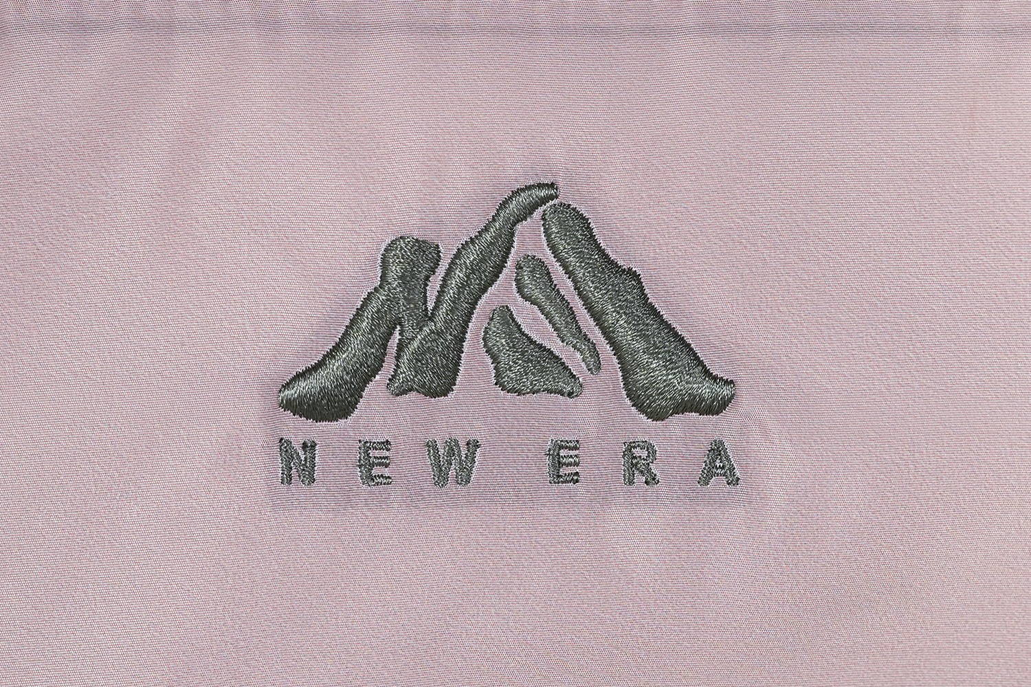 NEW ERA MOUNTAIN LOGO ASH BROWN DRAWSTRING SHOULDER BAG
