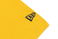 LOS ANGELES DODGERS COLOR ERA YELLOW MUSTARD SHORT SLEEVE T-SHIRT