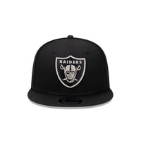 LAS VEGAS RAIDERS GRAY OUTLINE REPREVE BLACK 9FIFTY CAP