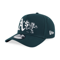 OAKLAND ATHLETICS SUNSET SNACK DARK GREEN 9FORTY AF CAP