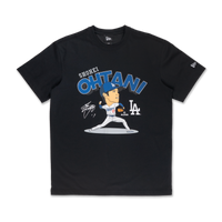 MLB LOS ANGELES DODGERS SHOHEI OHTANI BLACK SHORT SLEEVE T-SHIRT