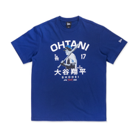 MLB LOS ANGELES DODGERS SHOHEI OHTANI DARK ROYAL BLUE SHORT SLEEVE T-SHIRT