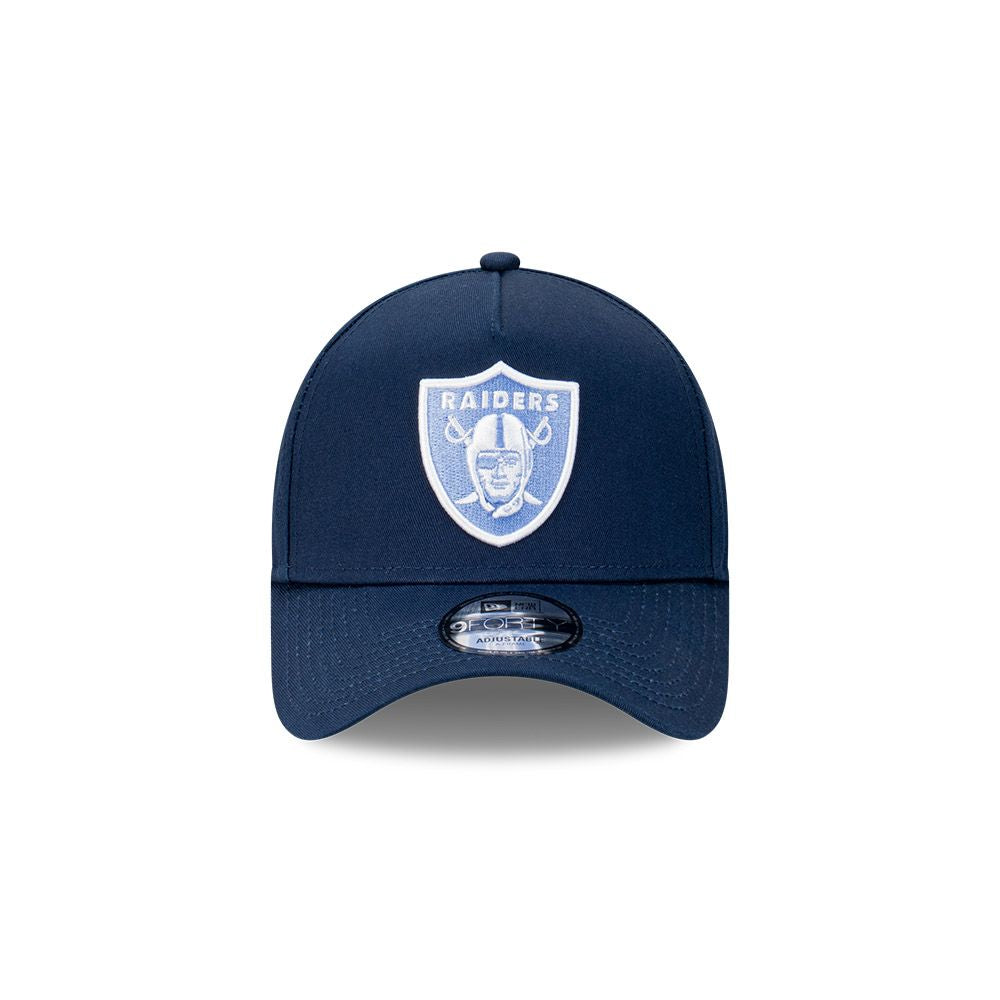 LAS VEGAS RAIDERS MIDNIGHT ICE OCEANSIDE BLUE 9FORTY AF CAP