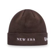 NEW ERA BASIC DARK COFFEE 6 DART CUFF BEANIE
