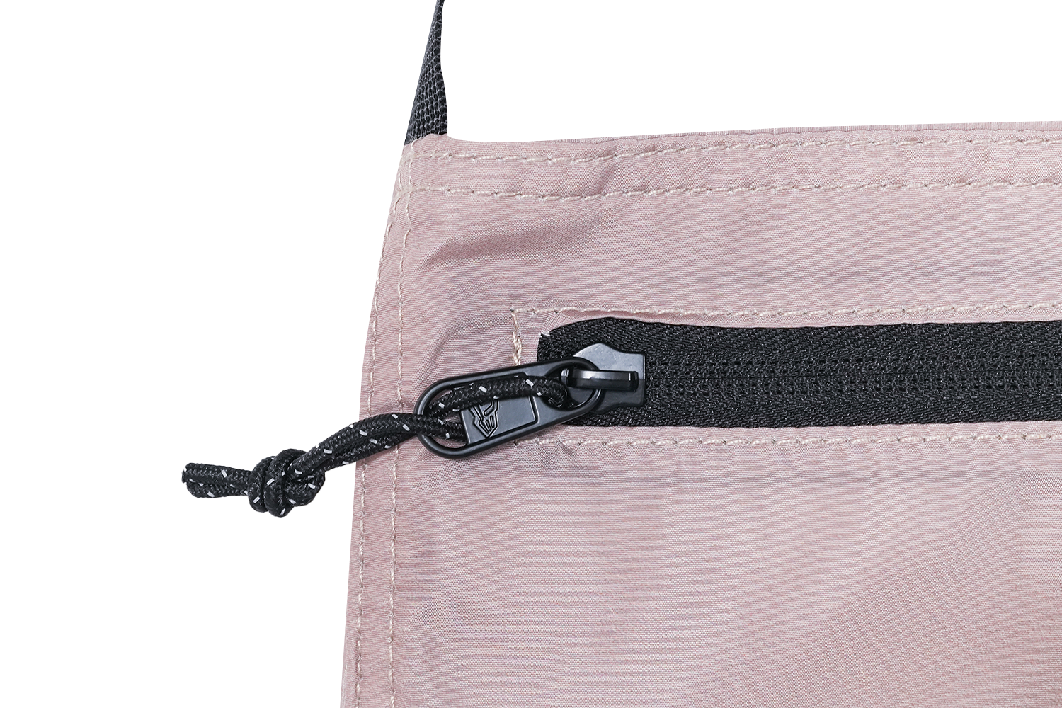 NEW ERA MOUNTAIN LOGO ASH BROWN DRAWSTRING SHOULDER BAG