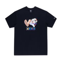 NEW ERA X ONE PIECE GEAR 5 LUFFY BLACK OVERSIZED SHORT SLEEVE T-SHIRT