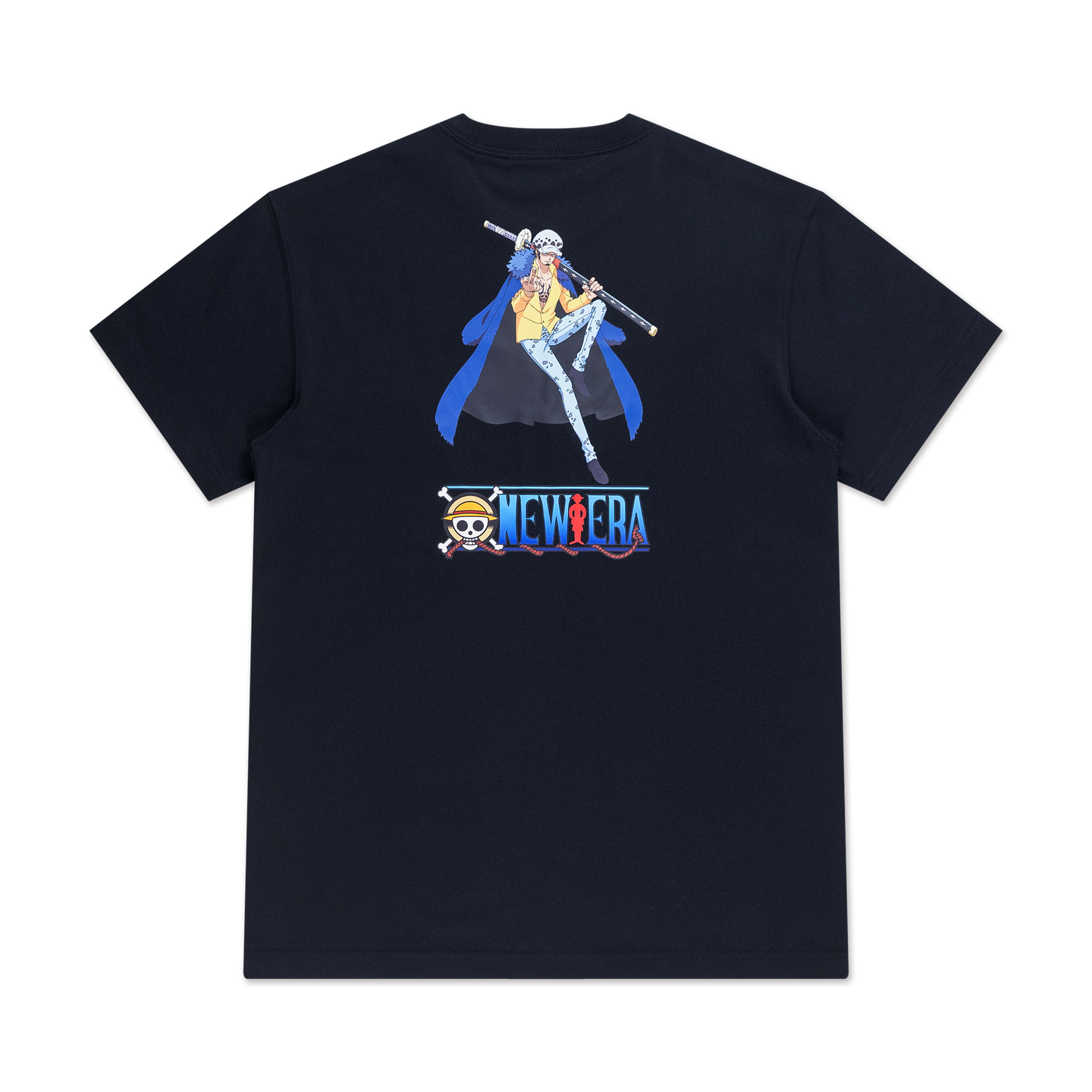 NEW ERA X ONE PIECE GEAR 5 LAW BLACK SHORT SLEEVE T-SHIRT