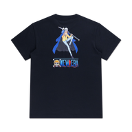 NEW ERA X ONE PIECE GEAR 5 LAW BLACK SHORT SLEEVE T-SHIRT
