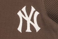 NEW YORK YANKEES COLOR ERA CHOCOLATE WOMEN CROP RIB TEE