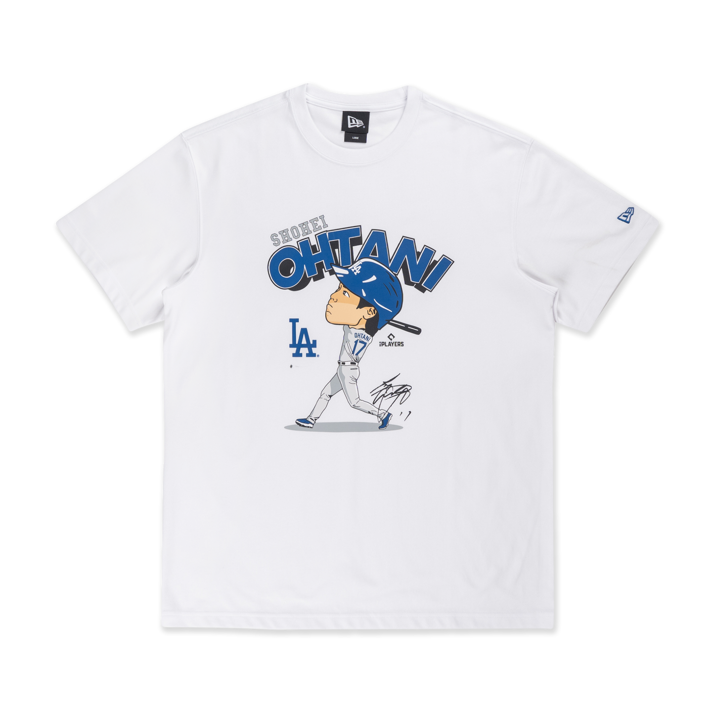 MLB LOS ANGELES DODGERS SHOHEI OHTANI WHITE SHORT SLEEVE T-SHIRT