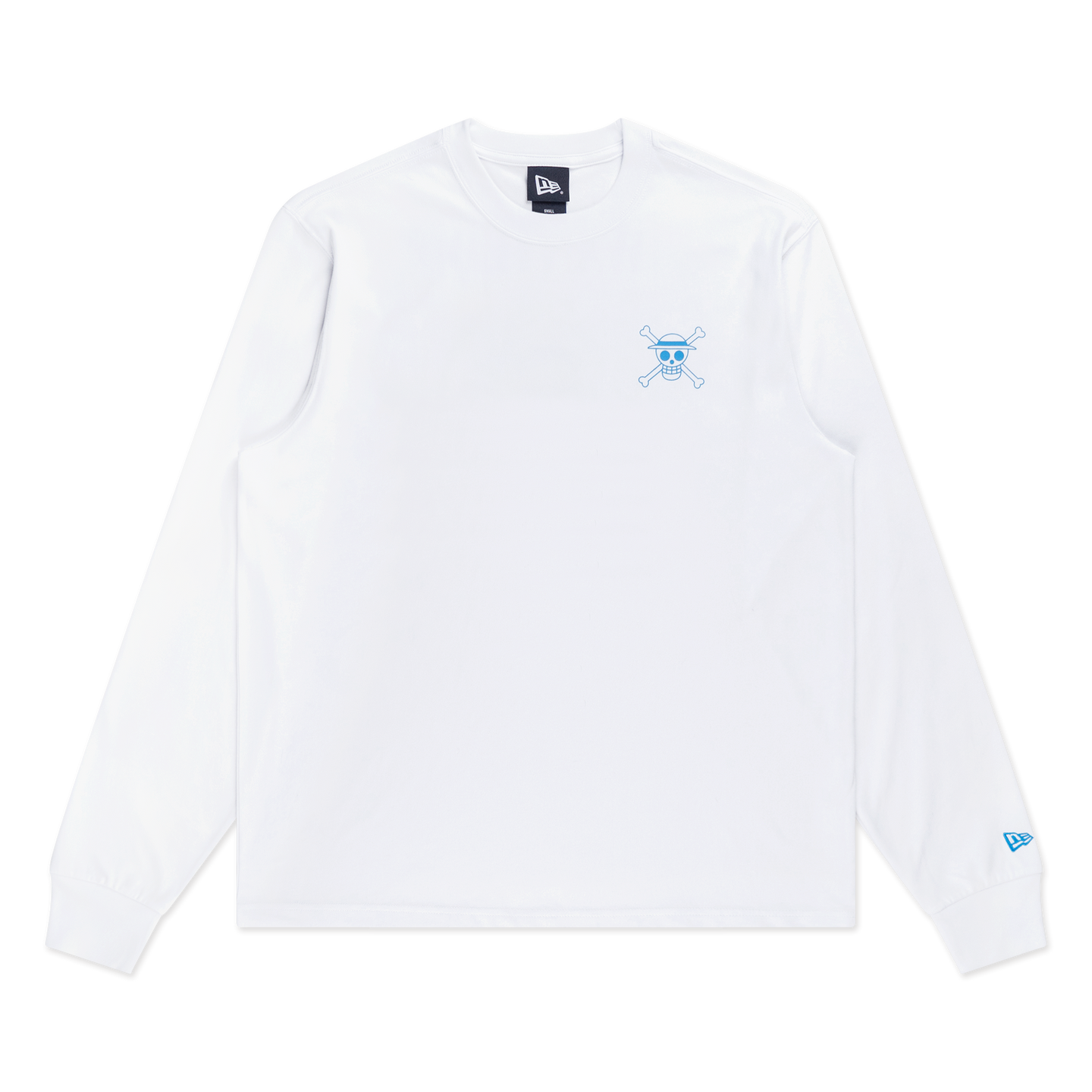 NEW ERA X ONE PIECE GEAR 5 LUFFY WHITE LONG SLEEVE T-SHIRT
