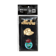 New Era Triple Pack Pin Badges